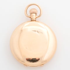 Waltham (USA) full hunter pocket watch, 17 jewel, 9ct yellow gold, weight 87g..