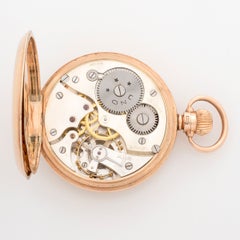 9ct yellow gold Selex DB & Co case pocket watch, 15 jewel, UNO 3 star, 81g, 1929
