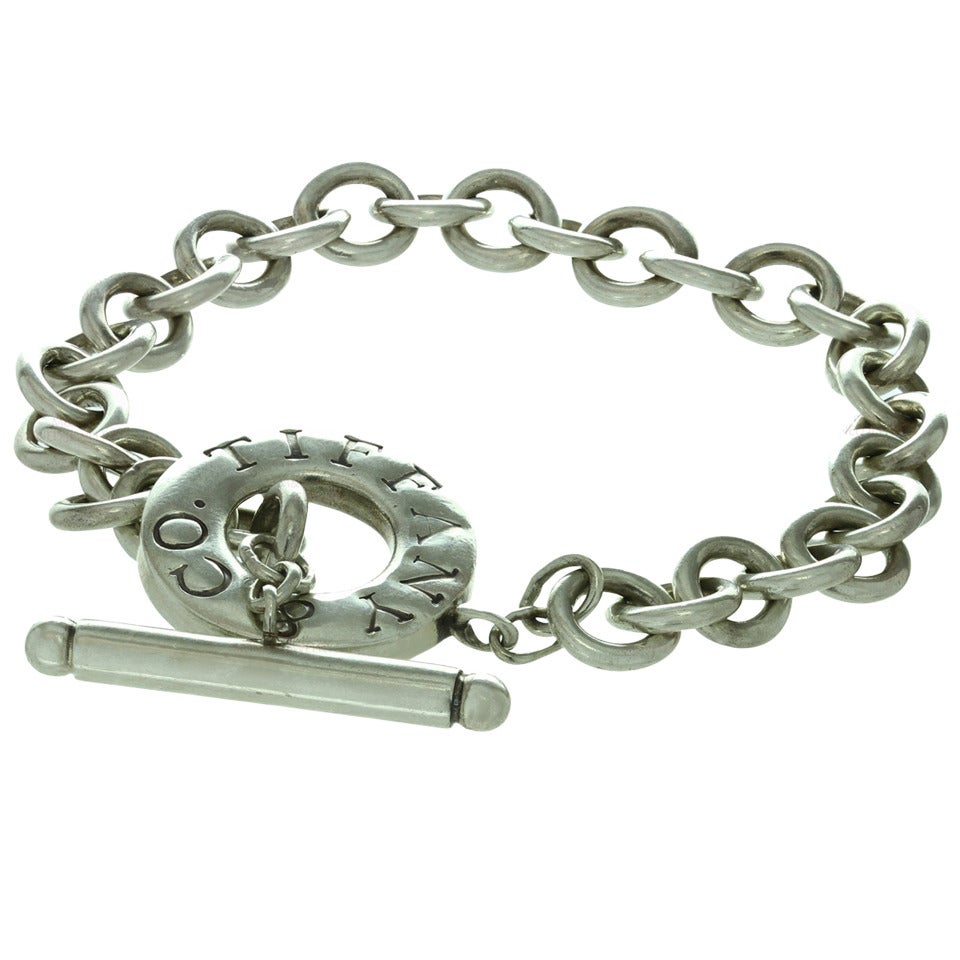 Tiffany & Co. Sterling Silver Toggle Clasp Bracelet