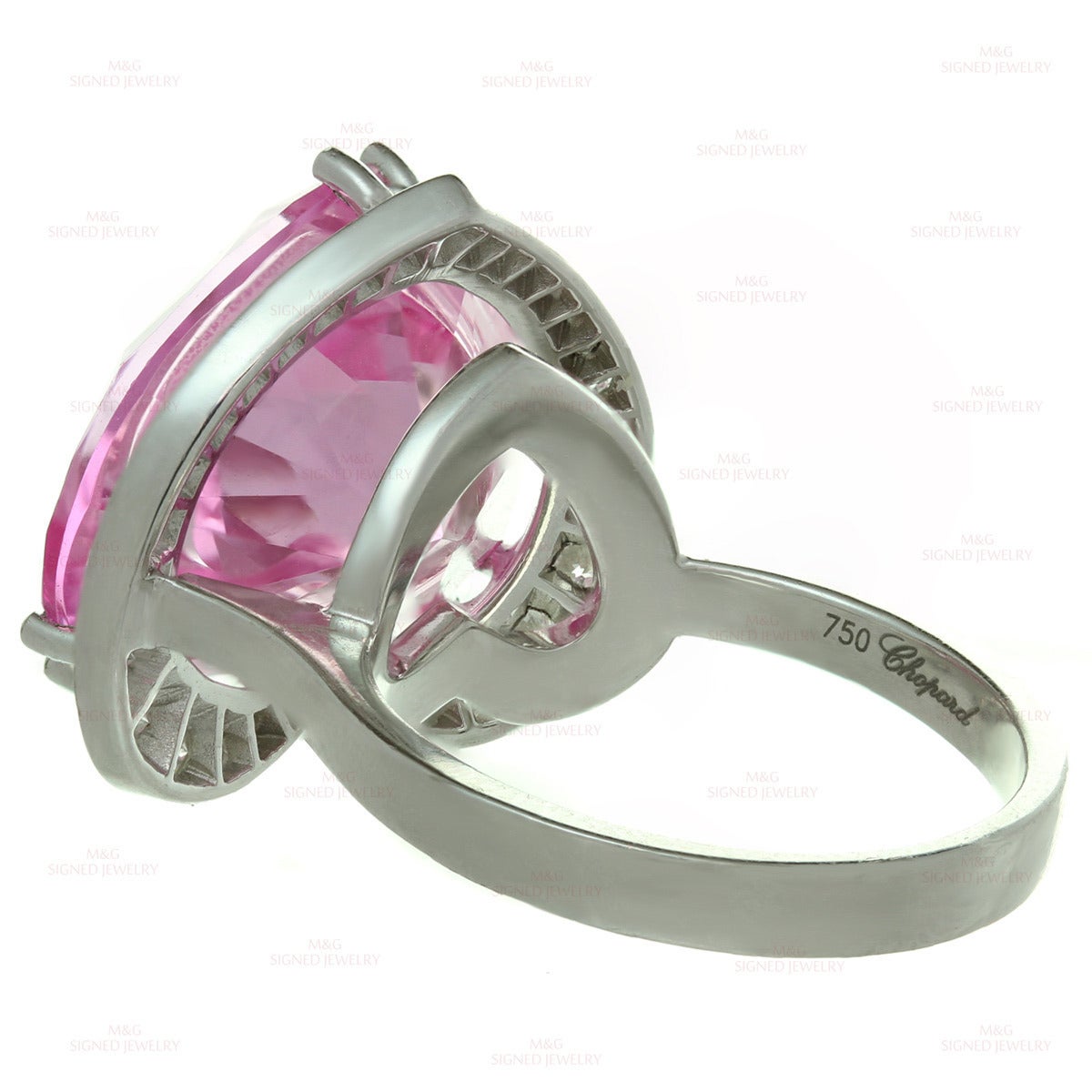 chopard pink heart ring