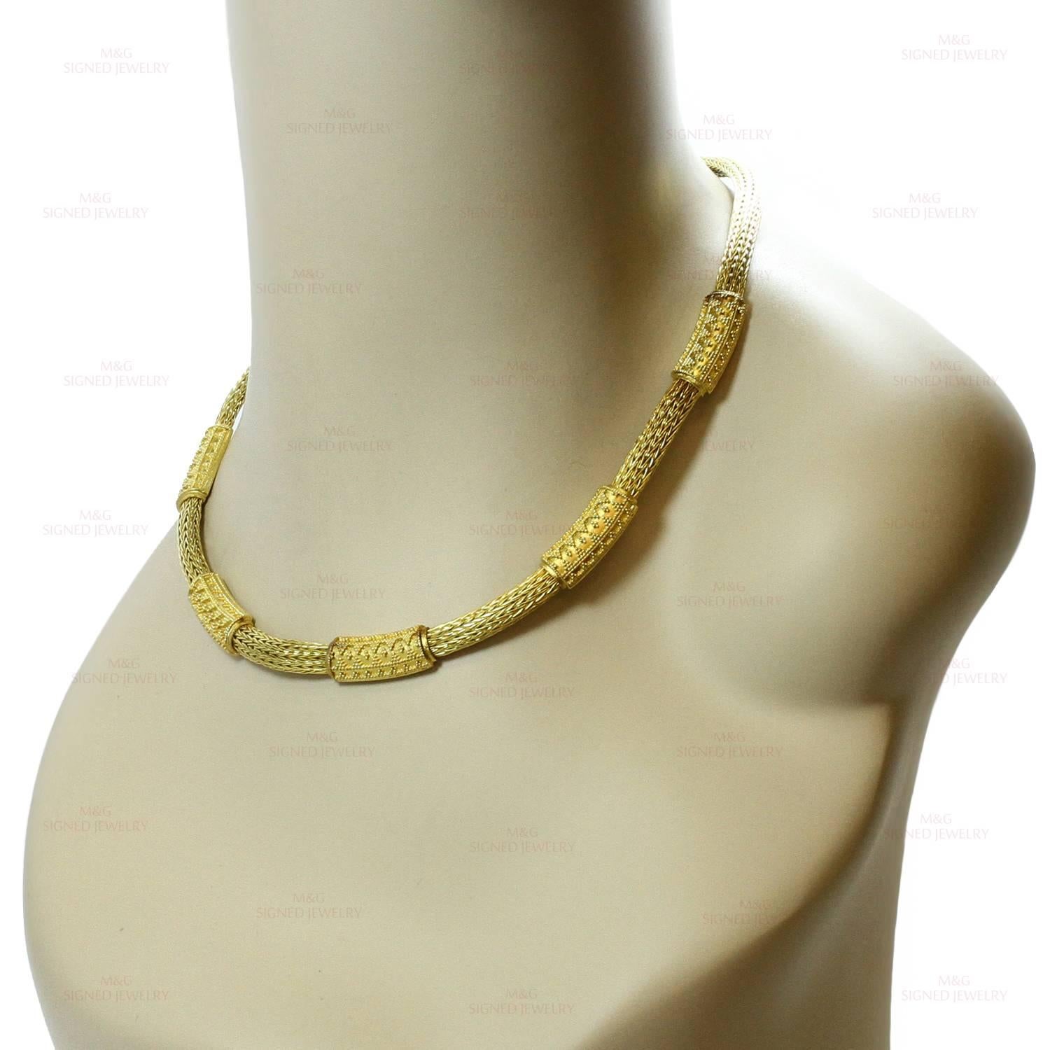 Women's Ilias Lalaounis Gold Mesh Necklace