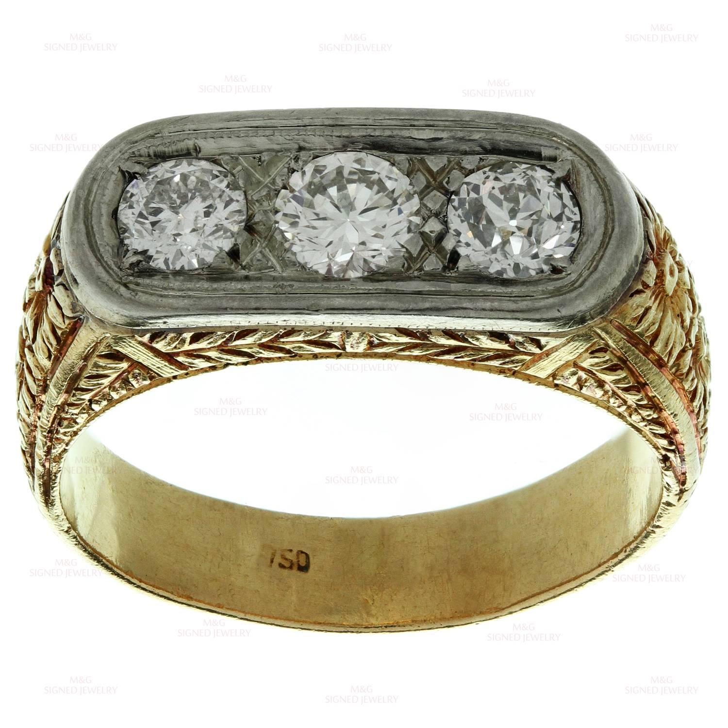 1940s mens rings