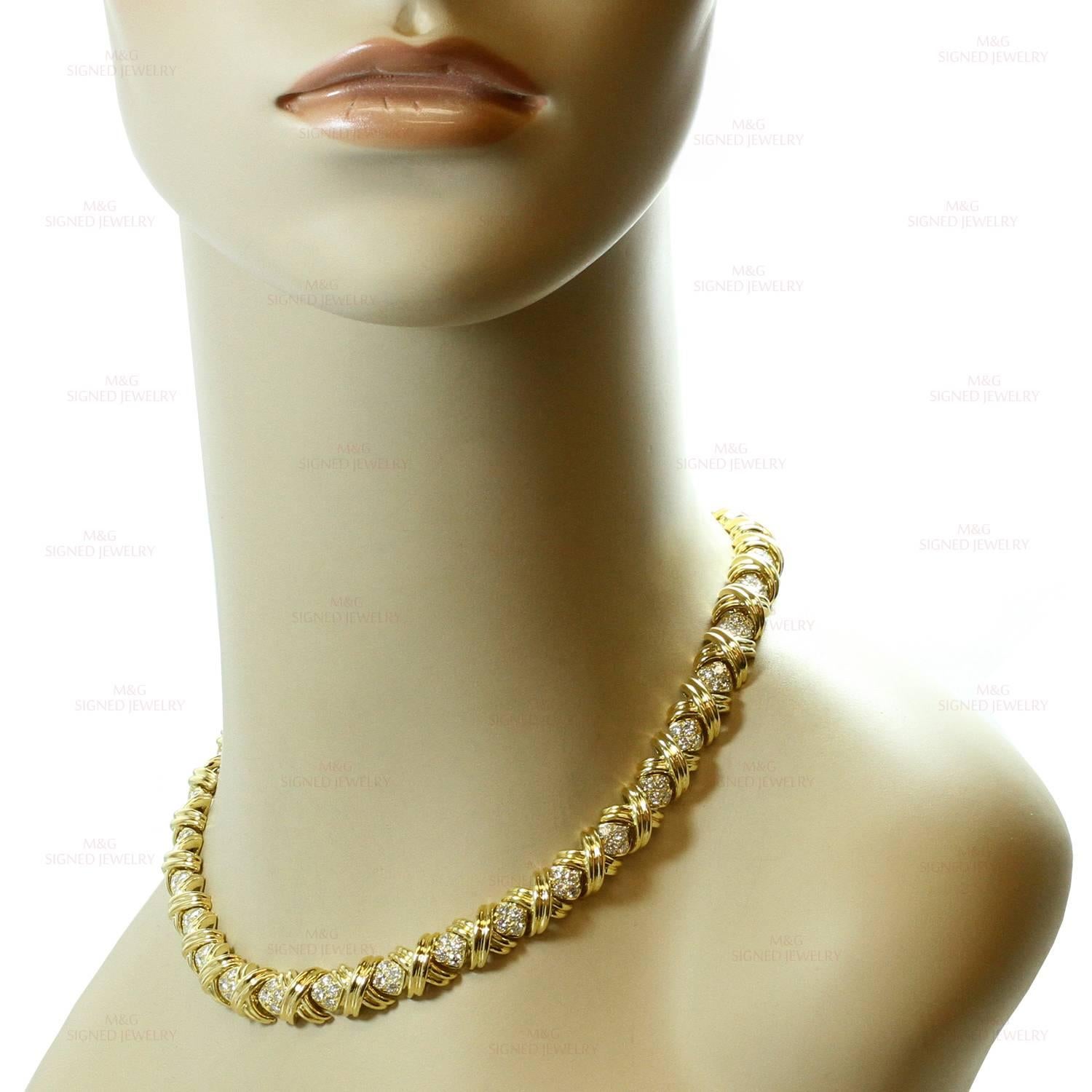 tiffany x necklace
