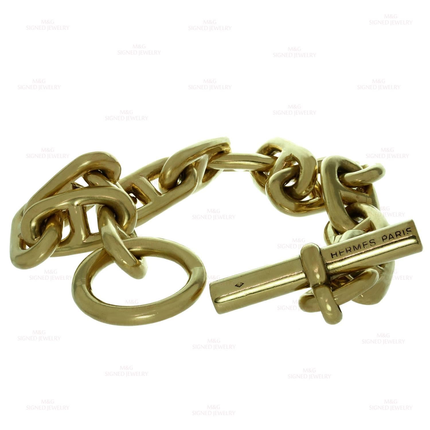chaine d'ancre bracelet gold