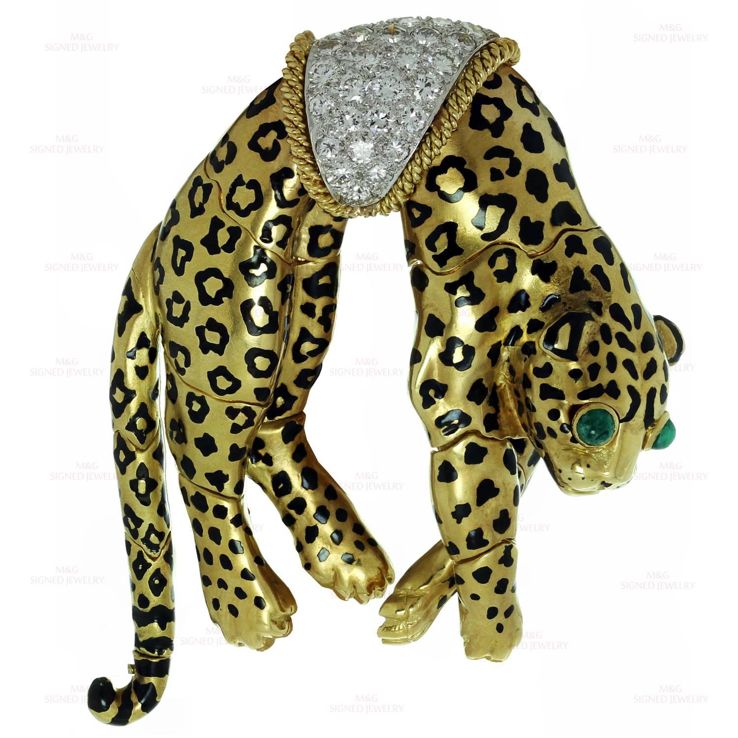 david webb leopard brooch