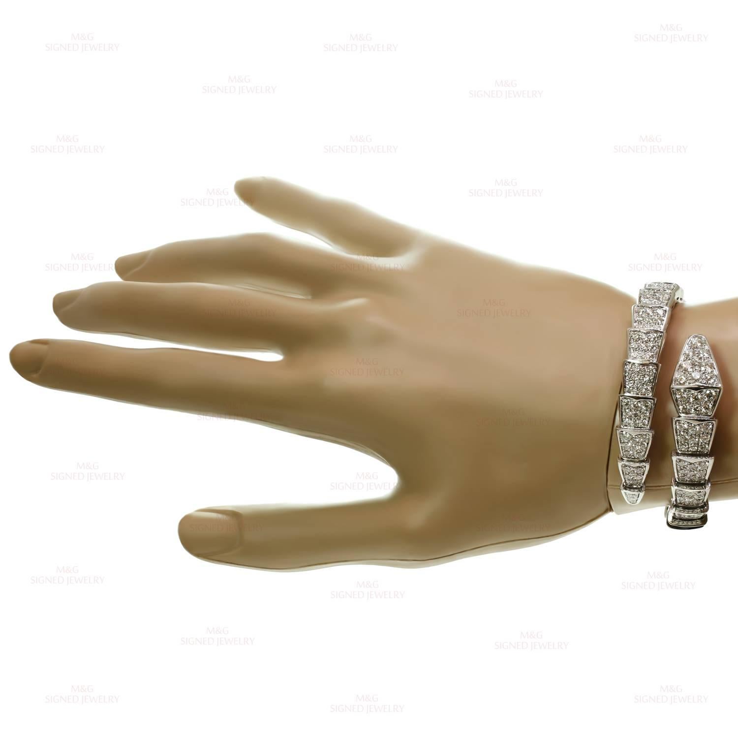 bulgari snake diamond bracelet