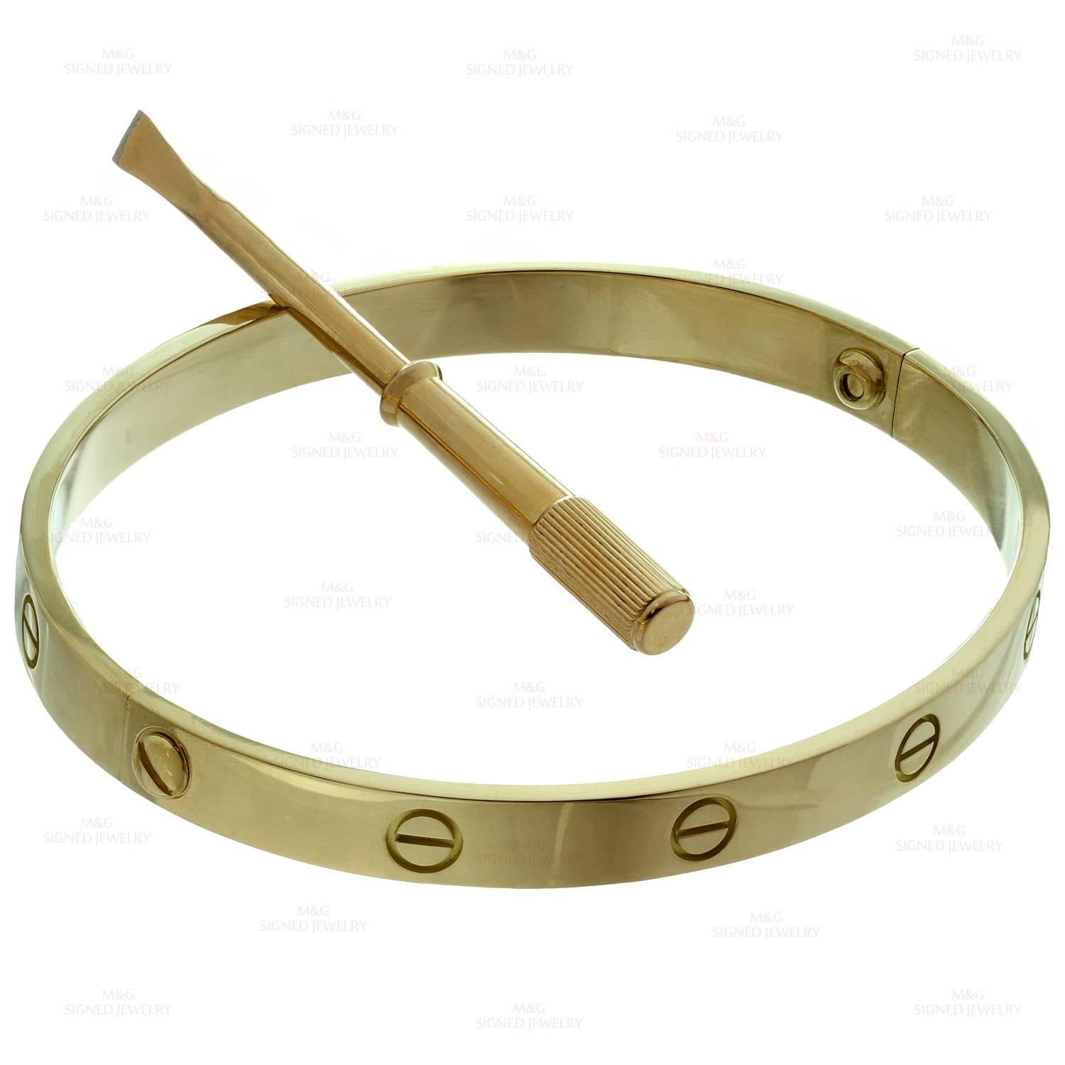 Women's Cartier Love Gold Bracelet 