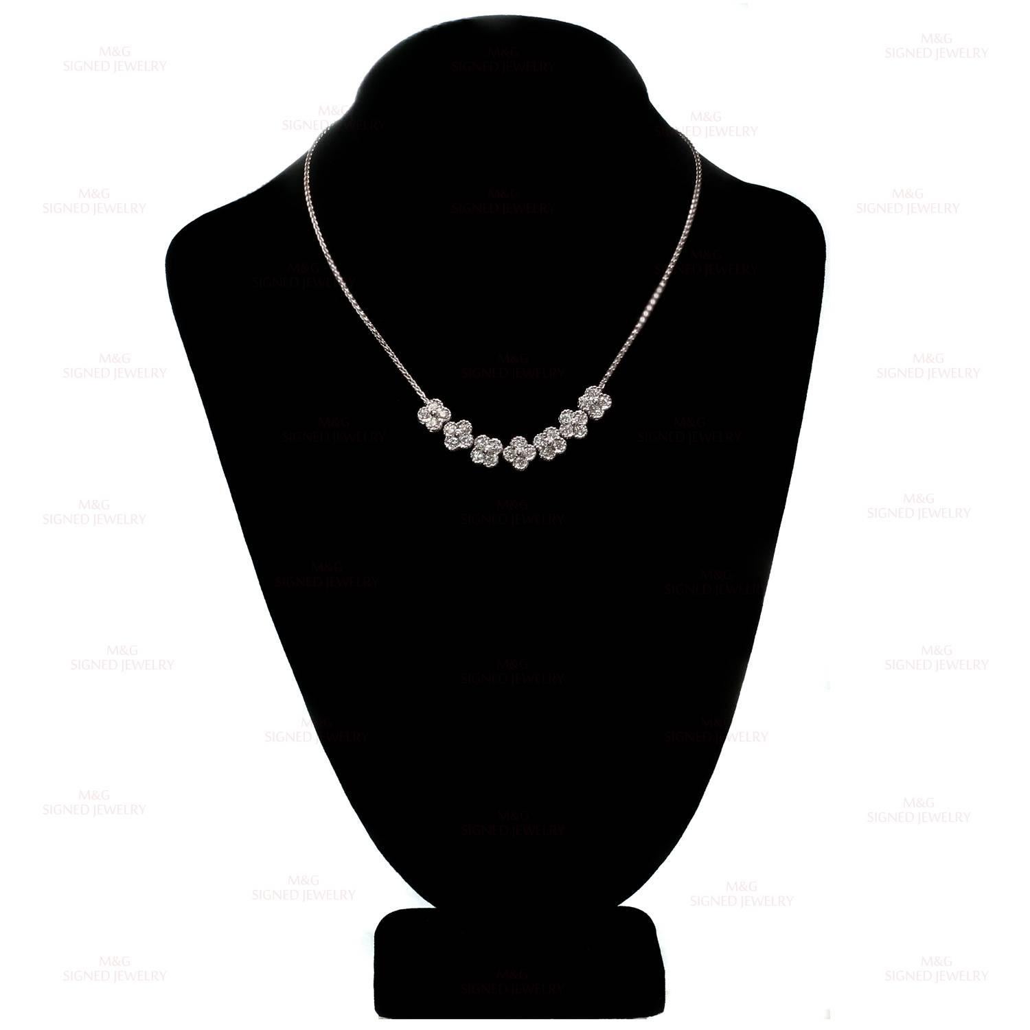 Women's VAN CLEEF & ARPELS Arno Alhambra Diamond White Gold Necklace