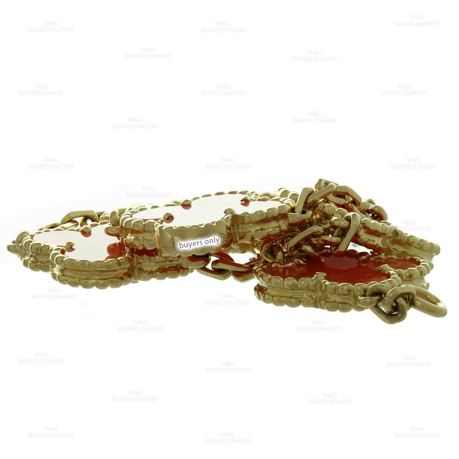 orange van cleef bracelet