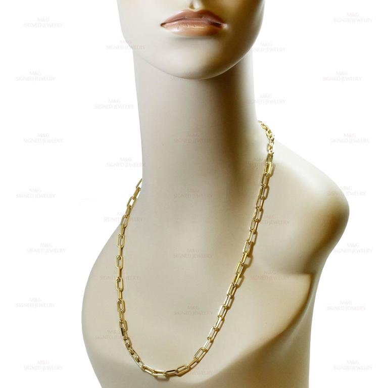 cartier mens gold chain necklace