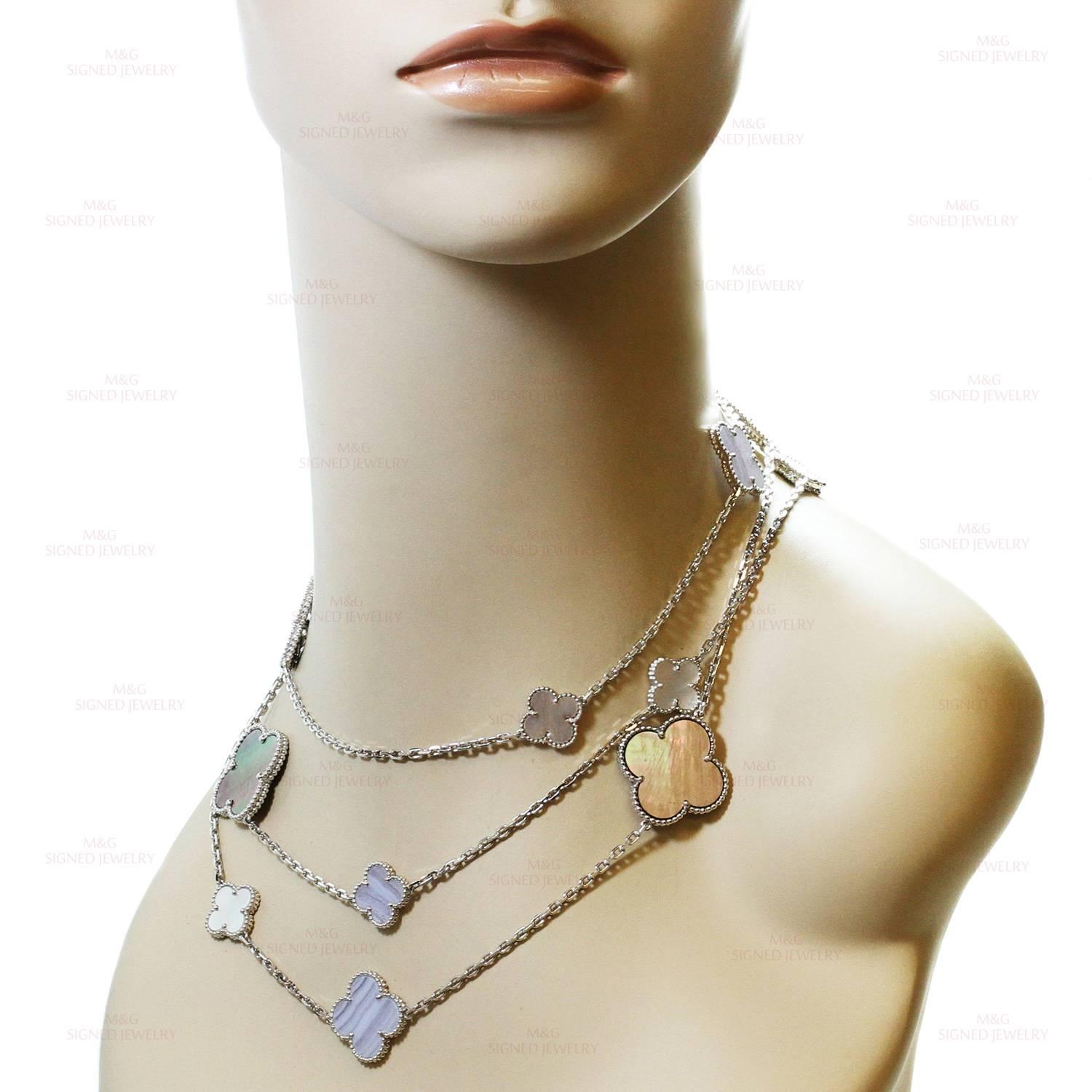 magic alhambra long necklace