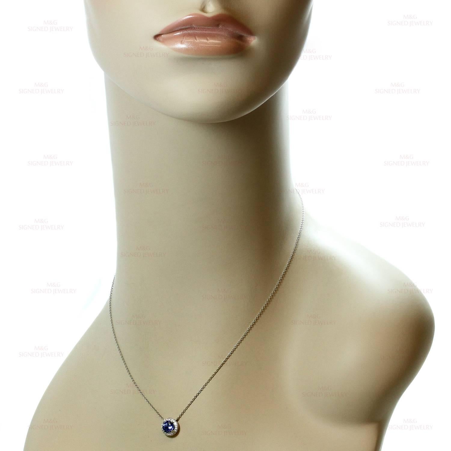 tanzanite necklace tiffany