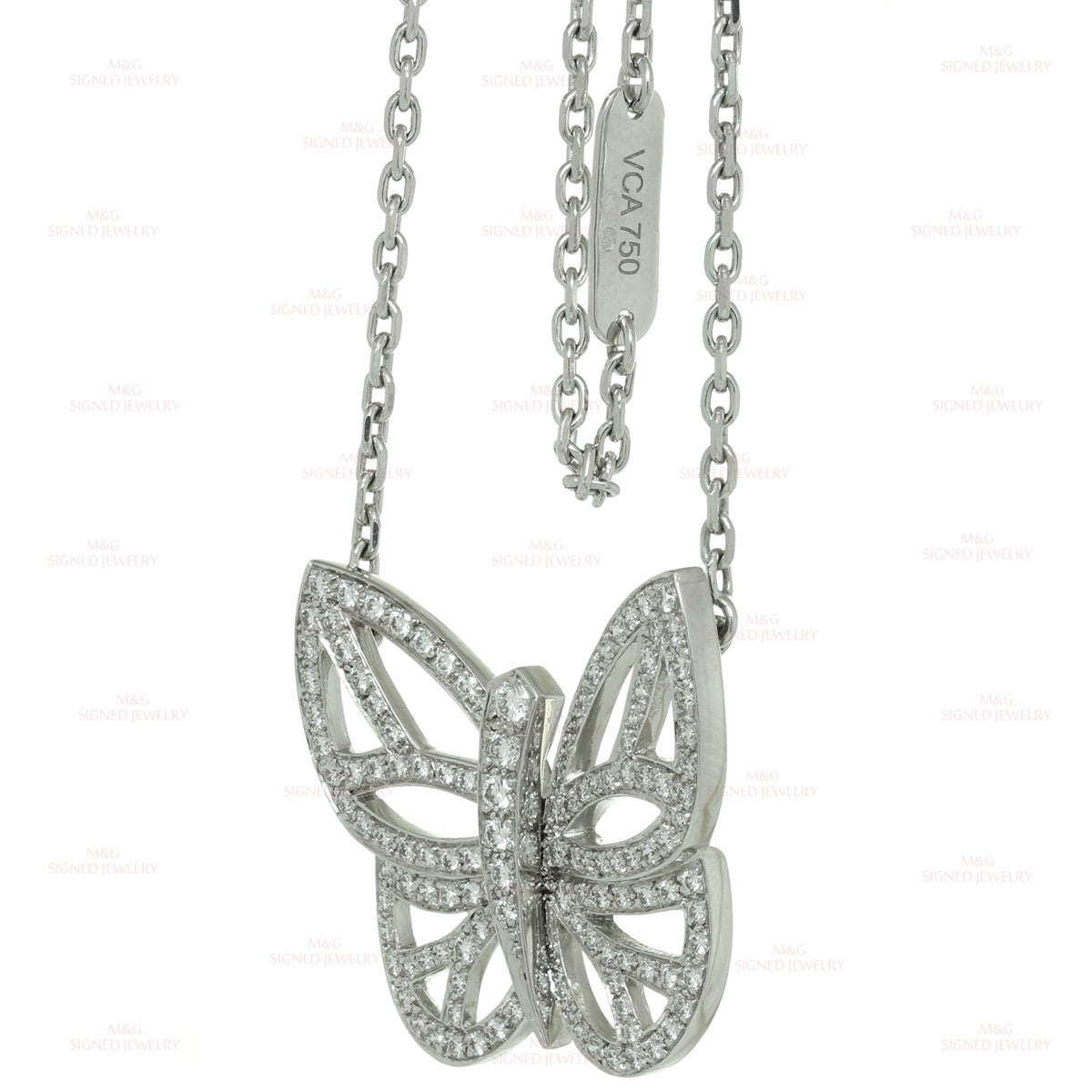 van cleef necklace butterfly