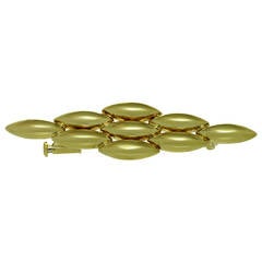 1980s Cartier Gentiane Gold Brooch 12