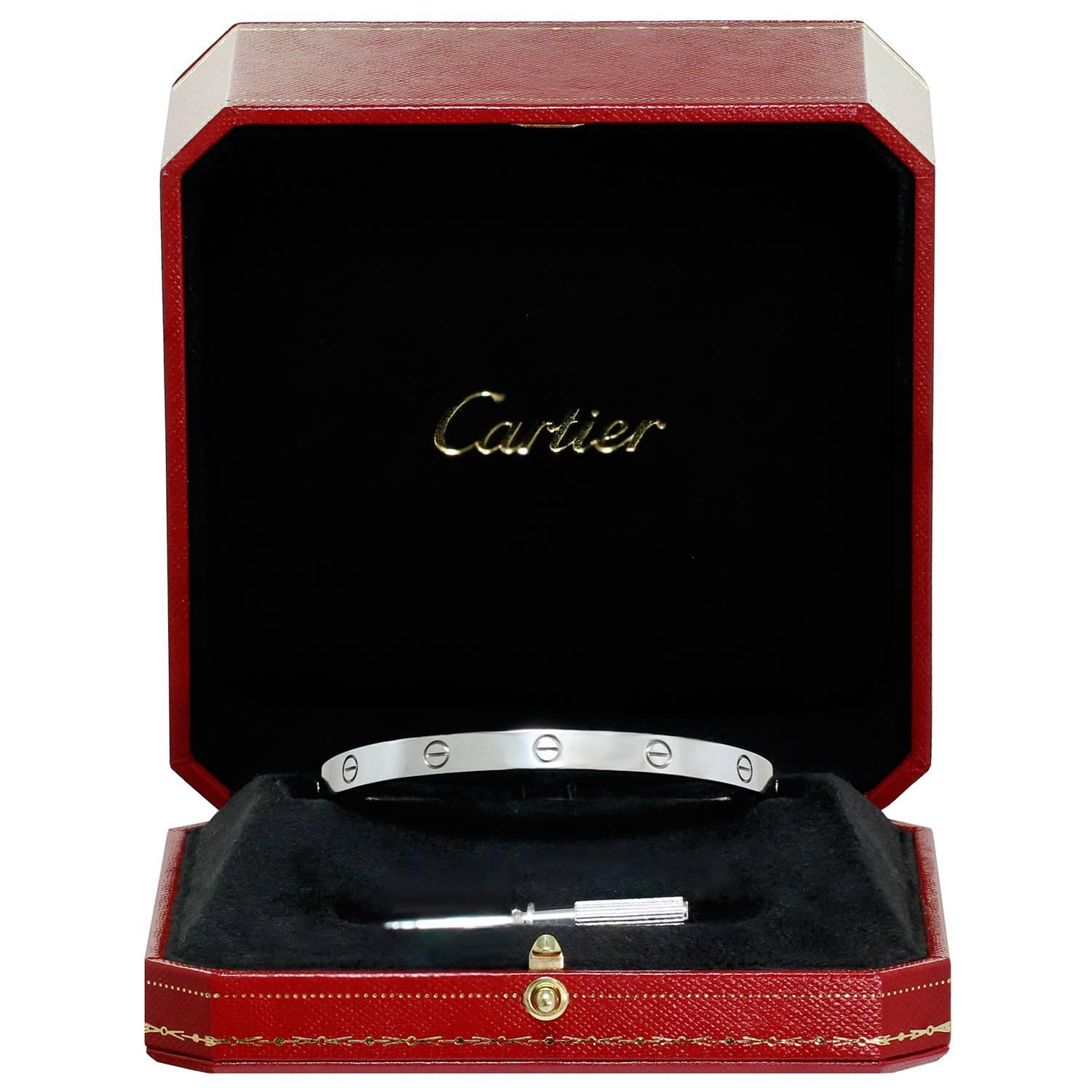 cartier love bracelet size 20