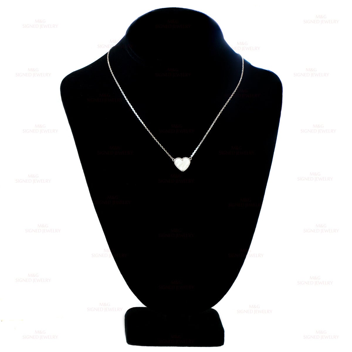 van cleef heart necklace