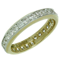 Tiffany & Co. Lucida Diamond Gold Platinum Ring