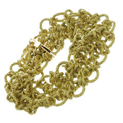 1950s Tiffany & Co. Gold Chain Link Bracelet