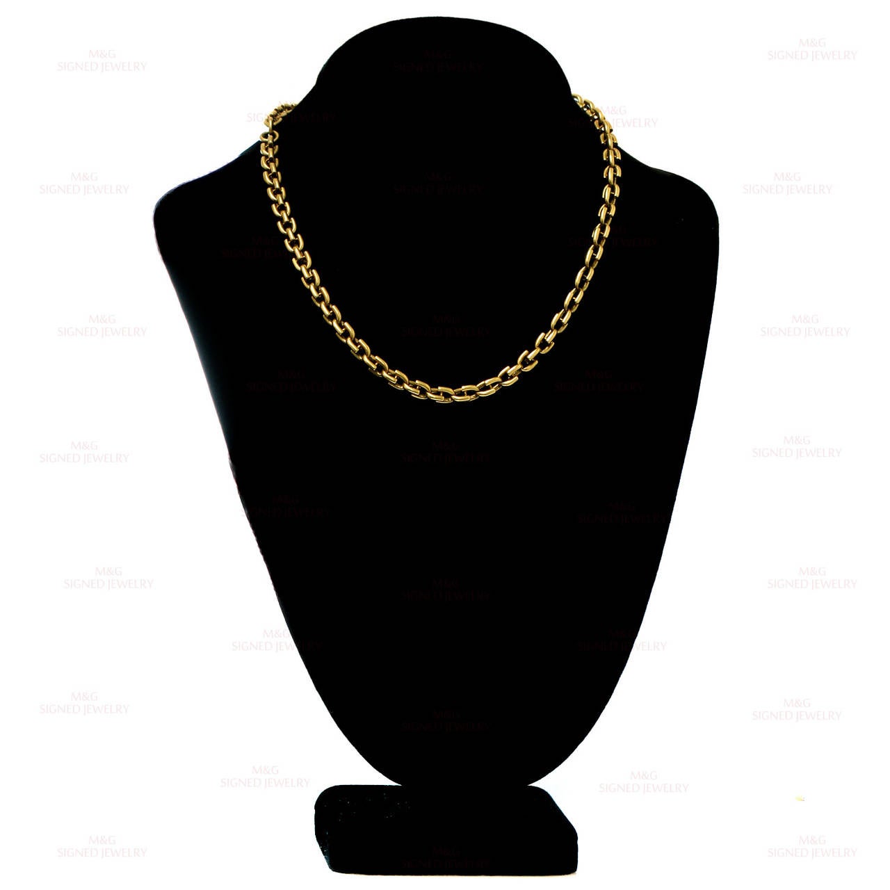 1900s Antique Victorian Yellow Gold Pocket Watch Chain Necklace In Good Condition In New York, NY