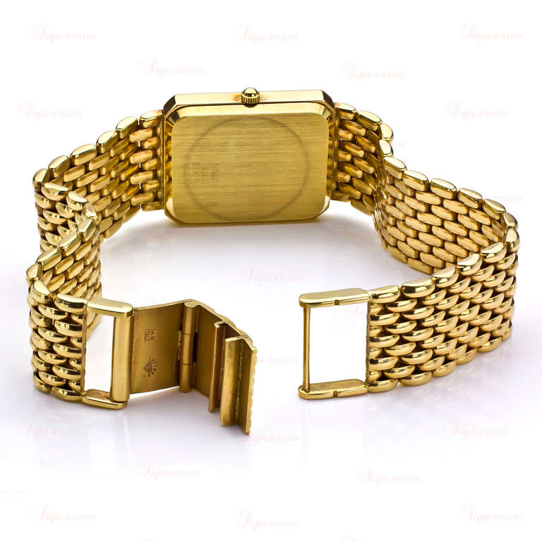 Vicence-Armbanduhr aus Gelbgold, ca. 2000er Jahre im Zustand „Hervorragend“ im Angebot in New York, NY
