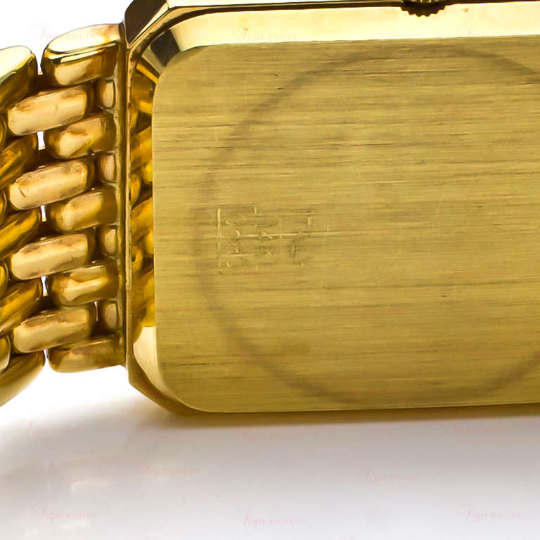 Vicence-Armbanduhr aus Gelbgold, ca. 2000er Jahre für Damen oder Herren im Angebot