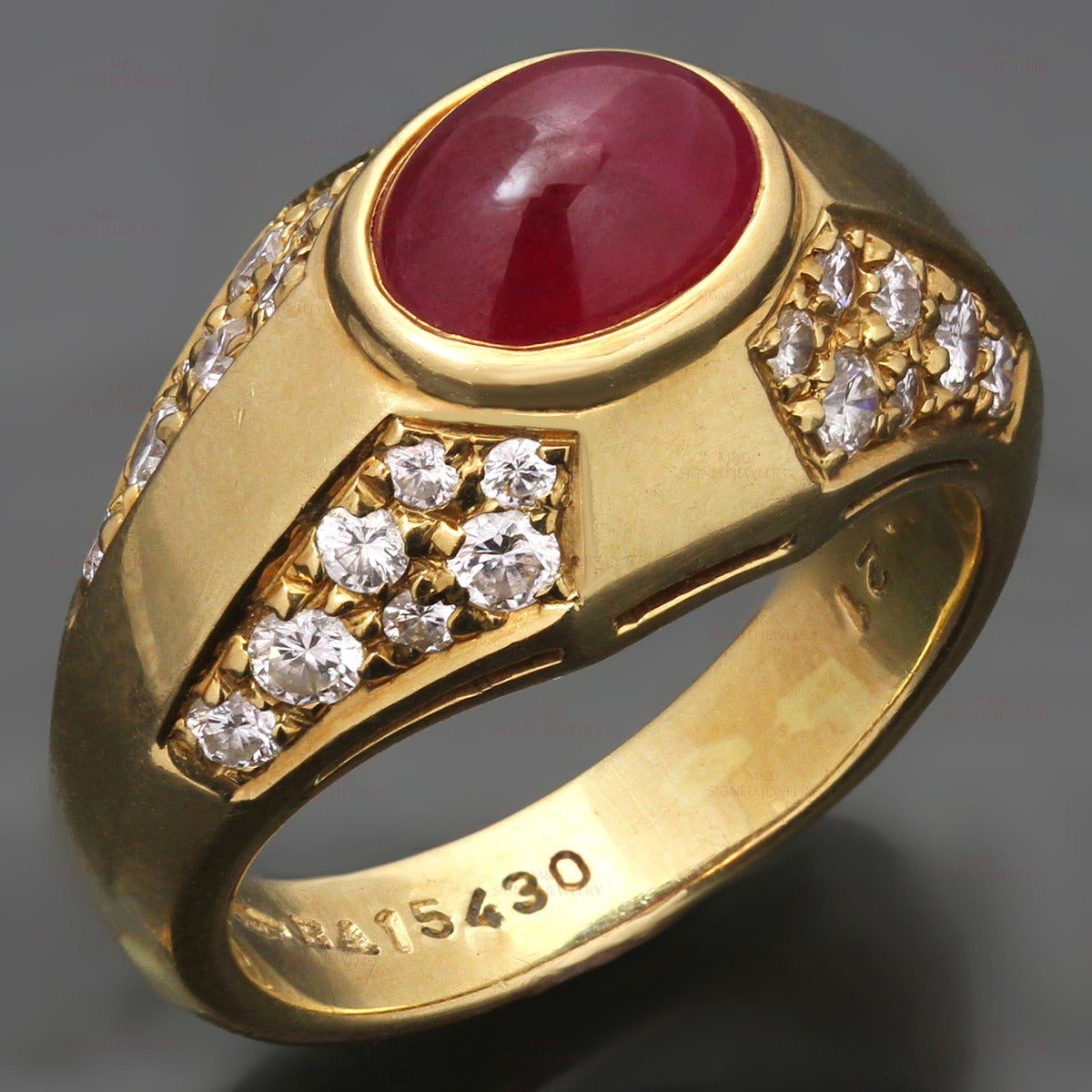 bulgari ruby ring