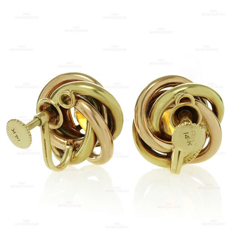 cartier knot earrings