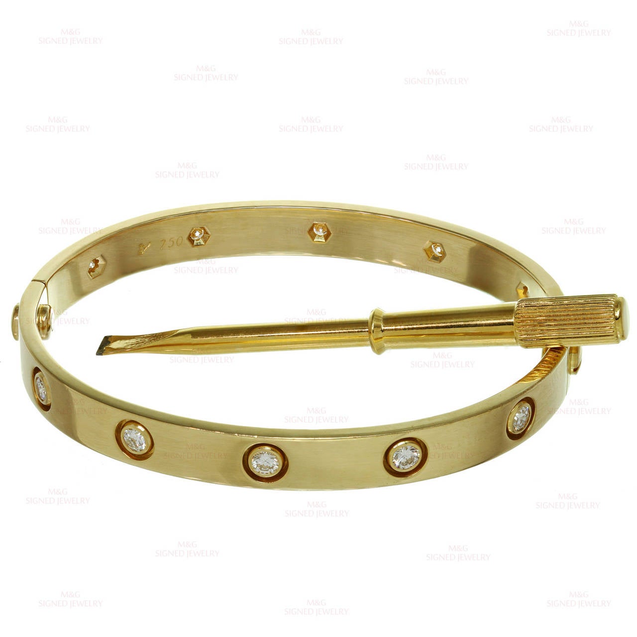 vintage cartier charm bracelet