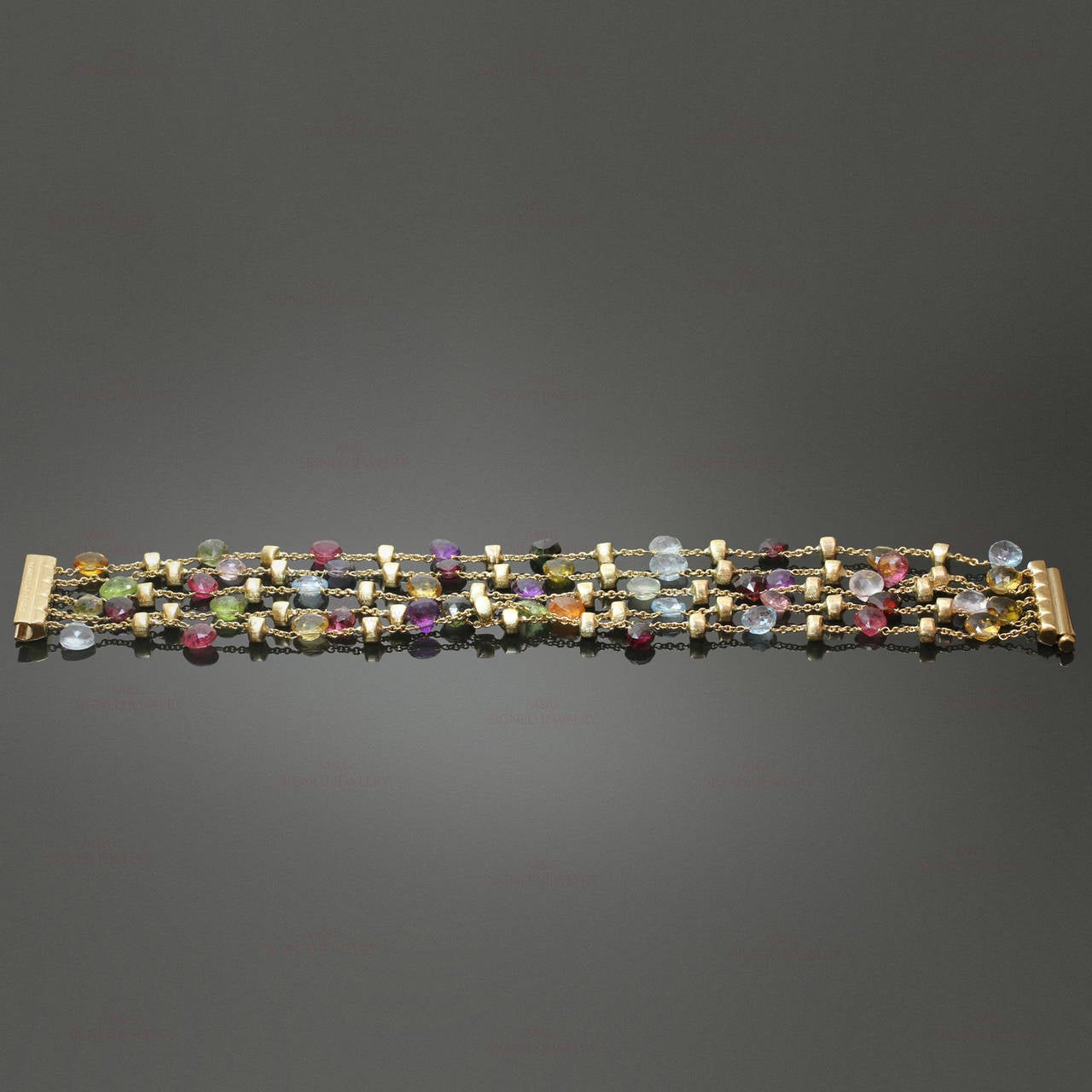 Marco Bicego Paradise Multicolor Gemstone Multi-Strand Bracelet 1