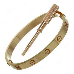 Cartier New Style Gold Love Bangle Bracelet