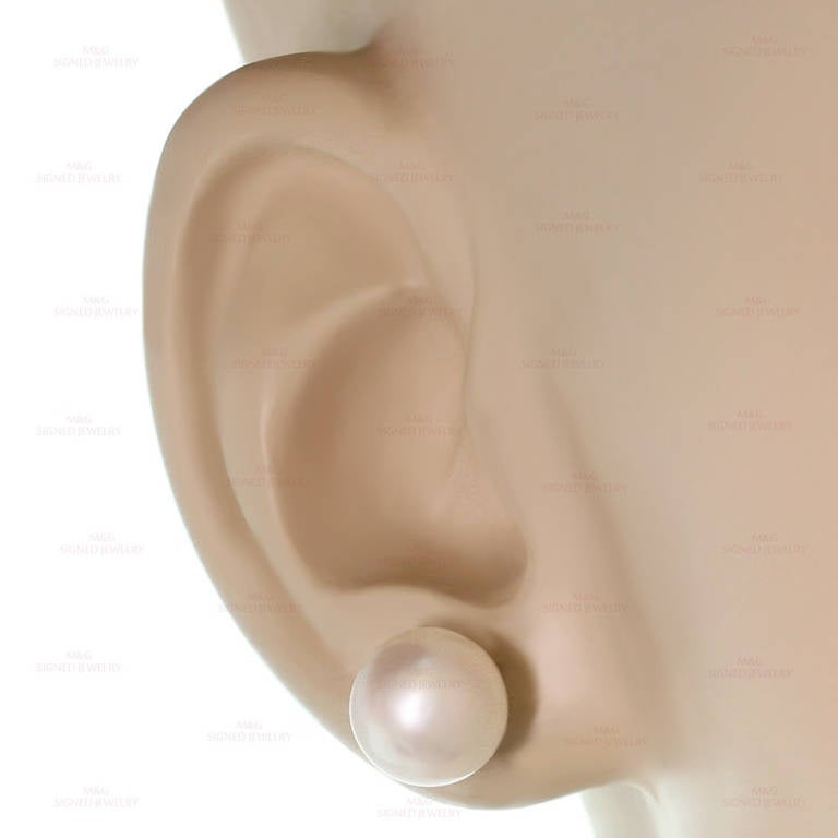 Tiffany & Co. Signature Akoya Cultured Pearl Stud Earrings 1