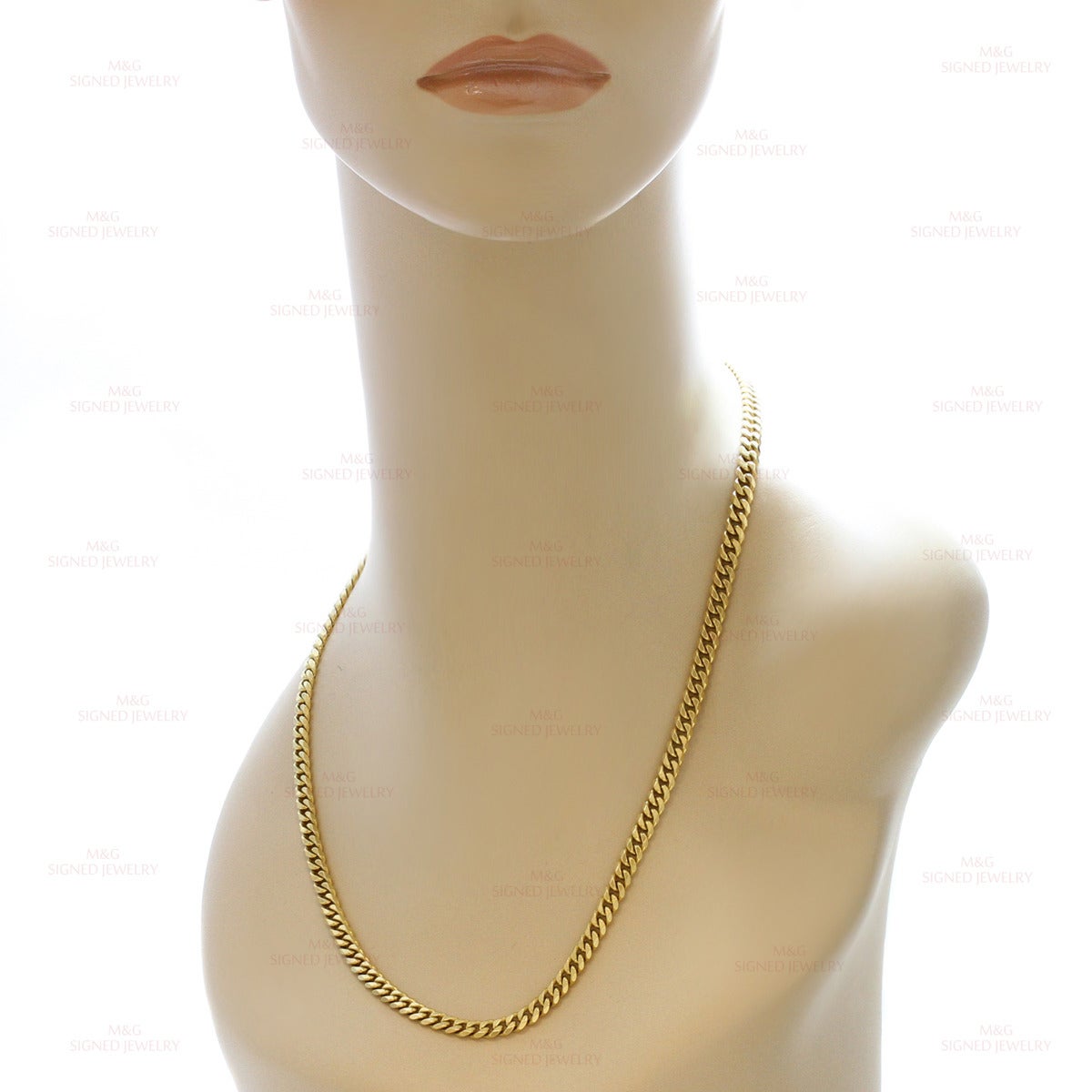 Women's Yellow Gold Chain Necklace