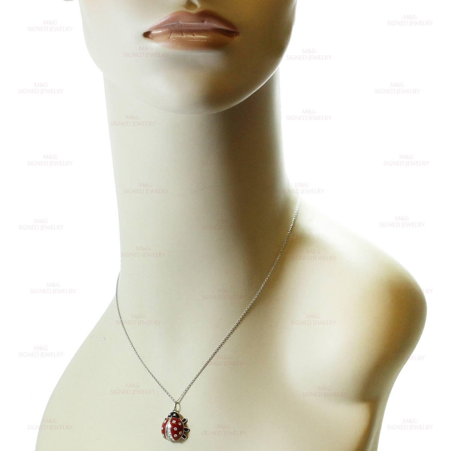 ladybird necklace tiffany