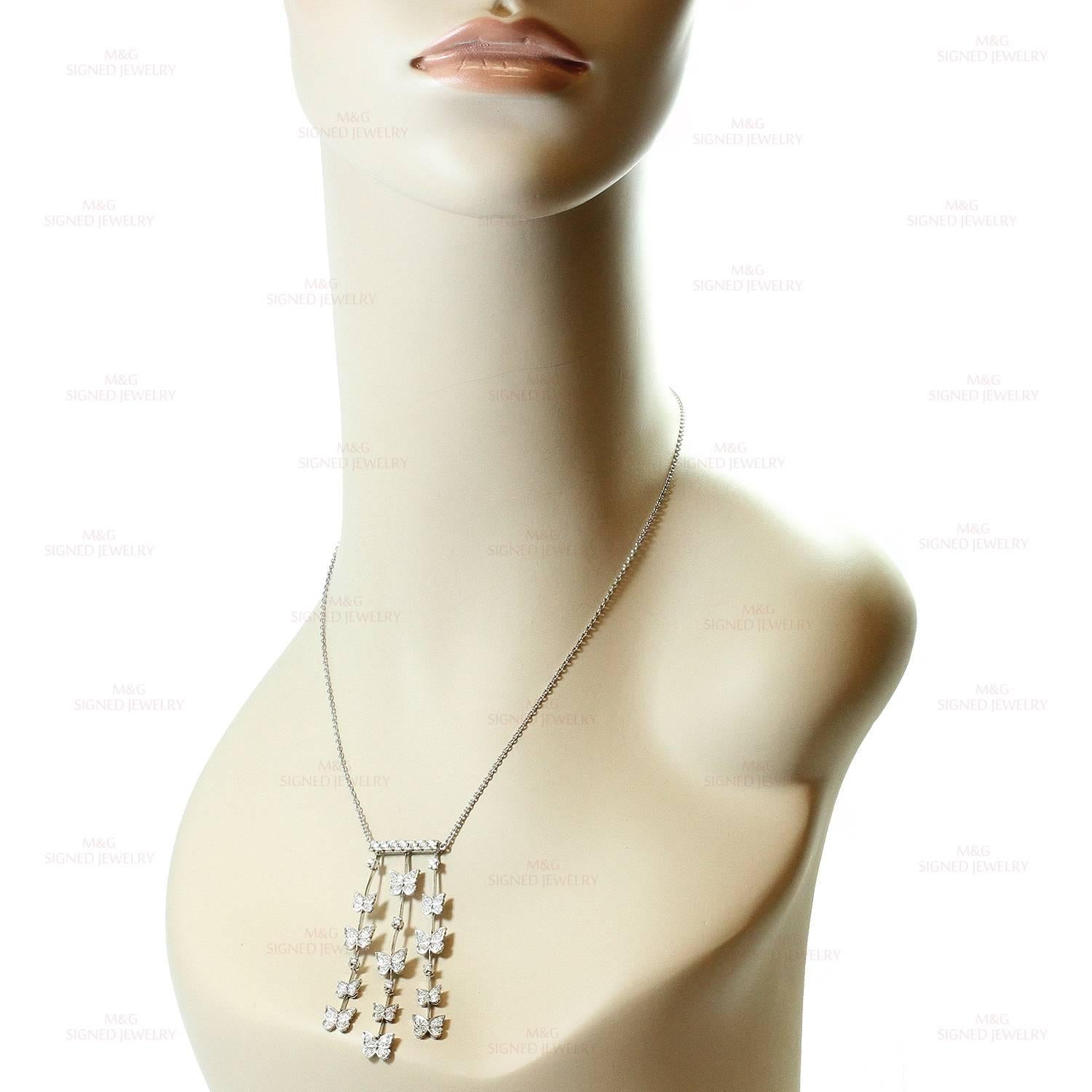 Carrera y Carrera Butterflies Diamond White Gold Earrings and Necklace Set 1