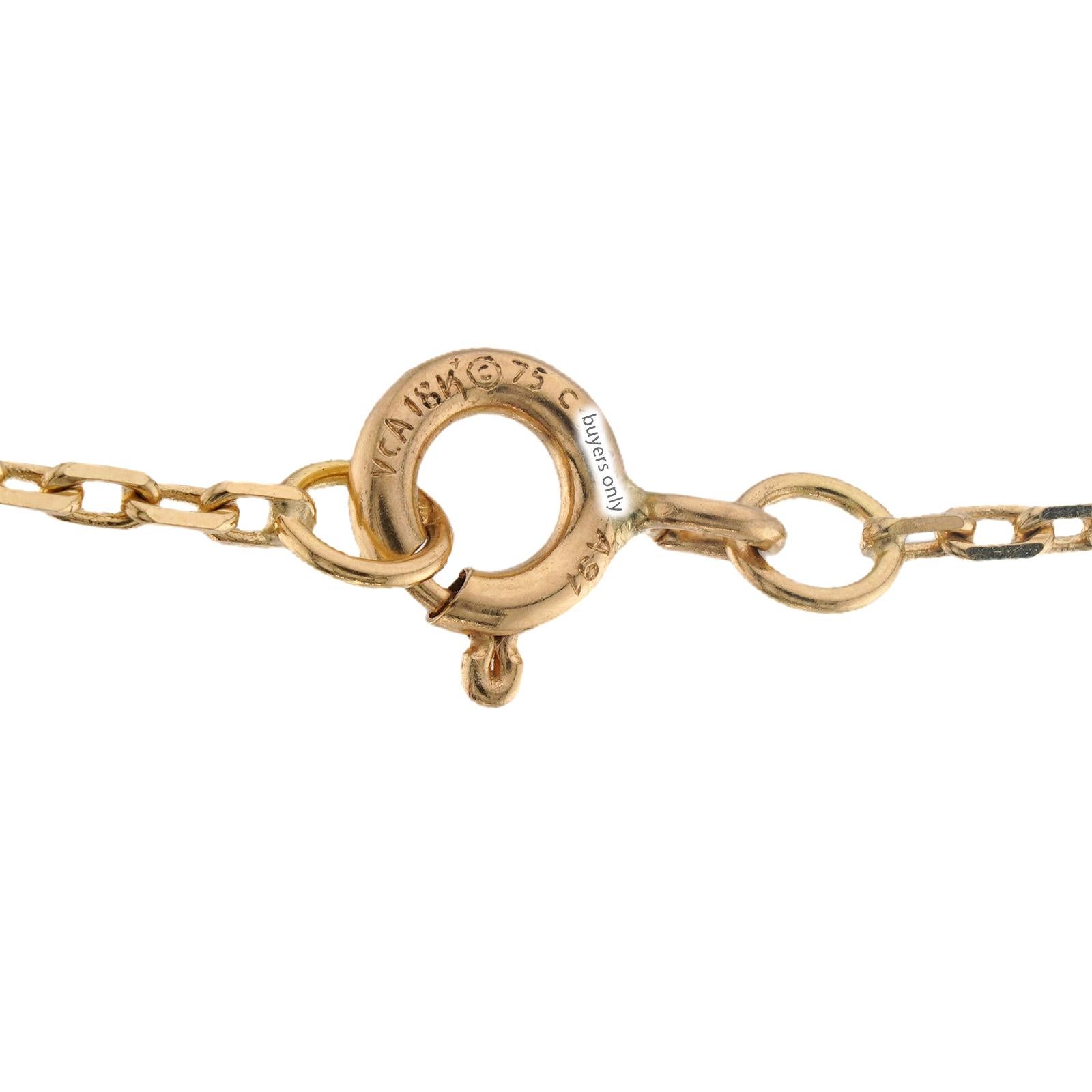 VAN CLEEF & ARPELS Collana con gatto in smeraldo e onice in oro giallo in vendita 3