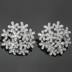 Van Cleef & Arpels Socrate Bouquet Diamond Gold Earrings