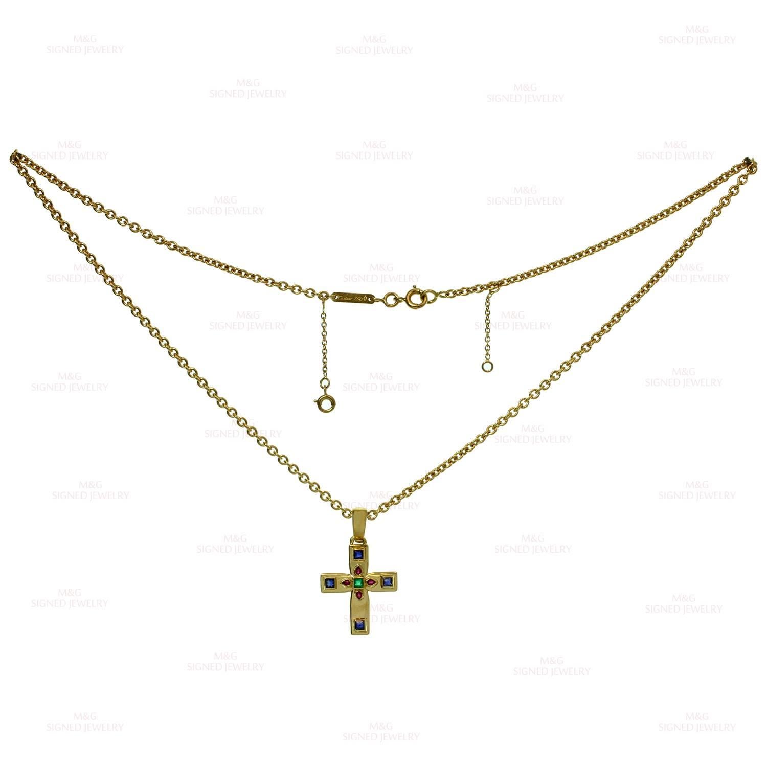cartier byzantine cross