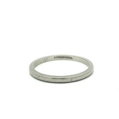 Antique Art Deco Ca. 1923 Tiffany & Co. Platinum Classic Wedding Band Ring