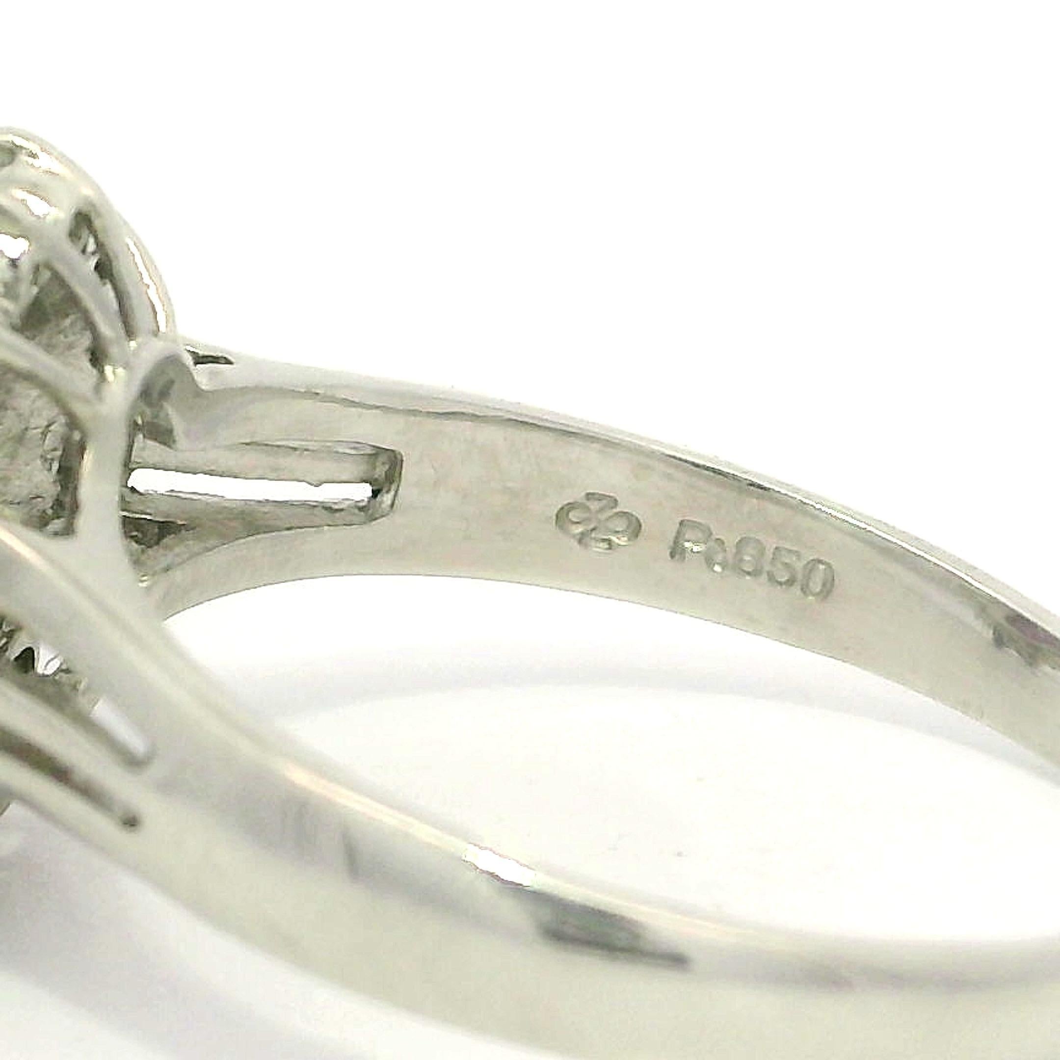 Platin GIA 2,78ctw lila rosa Stern Saphir w / Diamant Halo Cluster Ring im Zustand „Hervorragend“ im Angebot in Montclair, NJ