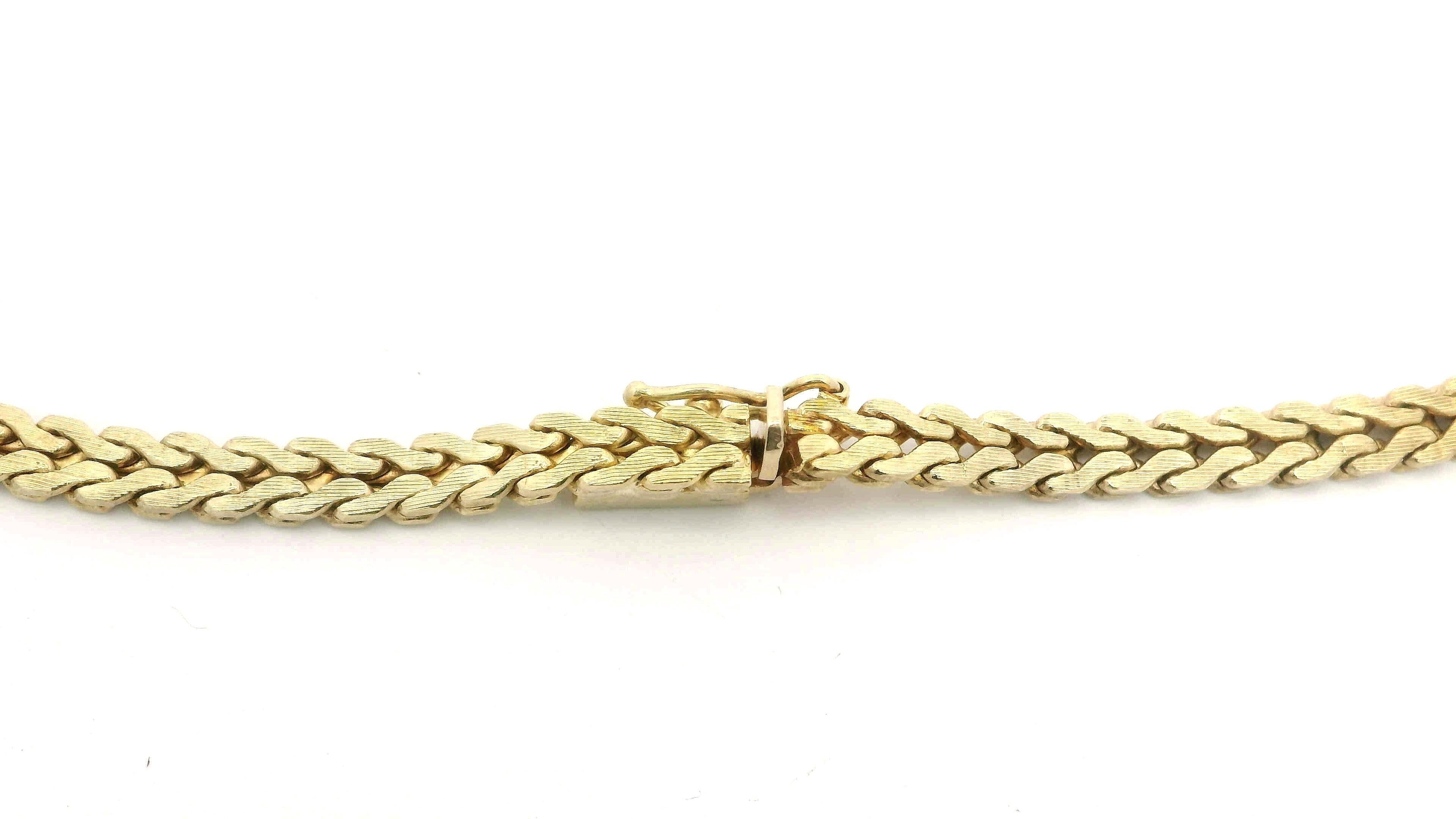 Taille brillant Vintage 14k Solid Gold 0.45ctw Diamond 16
