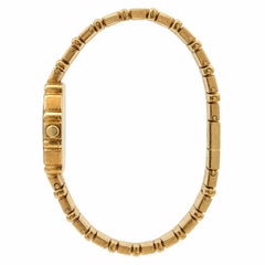 Vintage Piaget Polo 24 mm Quarzuhr aus 18 Karat Gelbgold mit Armband, Ref. 861C701