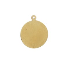 Vintage Collectible 14k Yellow Gold Grand Cayman Turtle Medallion Charm Pendant