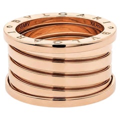 Bulgari B. Zero 1 aus 18 Karat Roségold, XX-Jubiläumsausgabe, 13,2 mm breiter Ring, Ringgröße 57