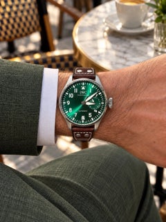 IWC Big Pilot's Watch 46mm Automatic 7 Days Power Reserve Green Dial IW501015