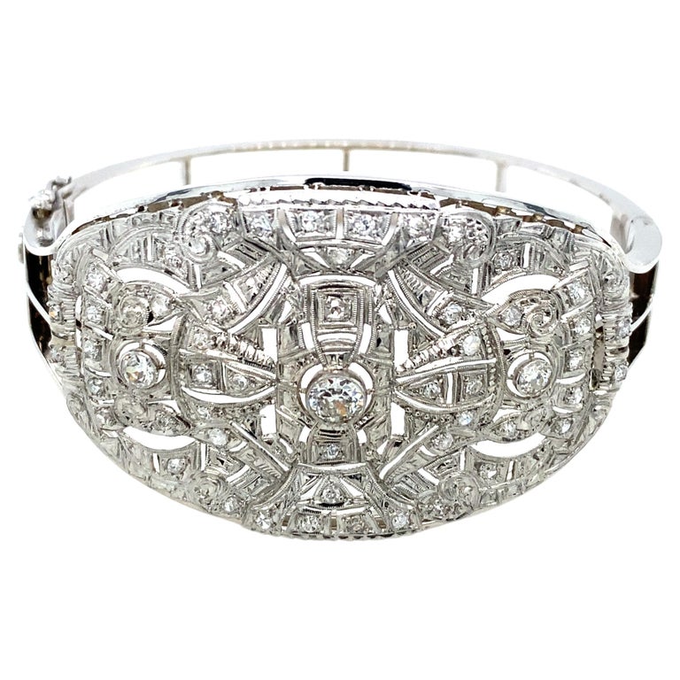 Beautiful American Diamond Antique Stone Bangle & Bracelet Set