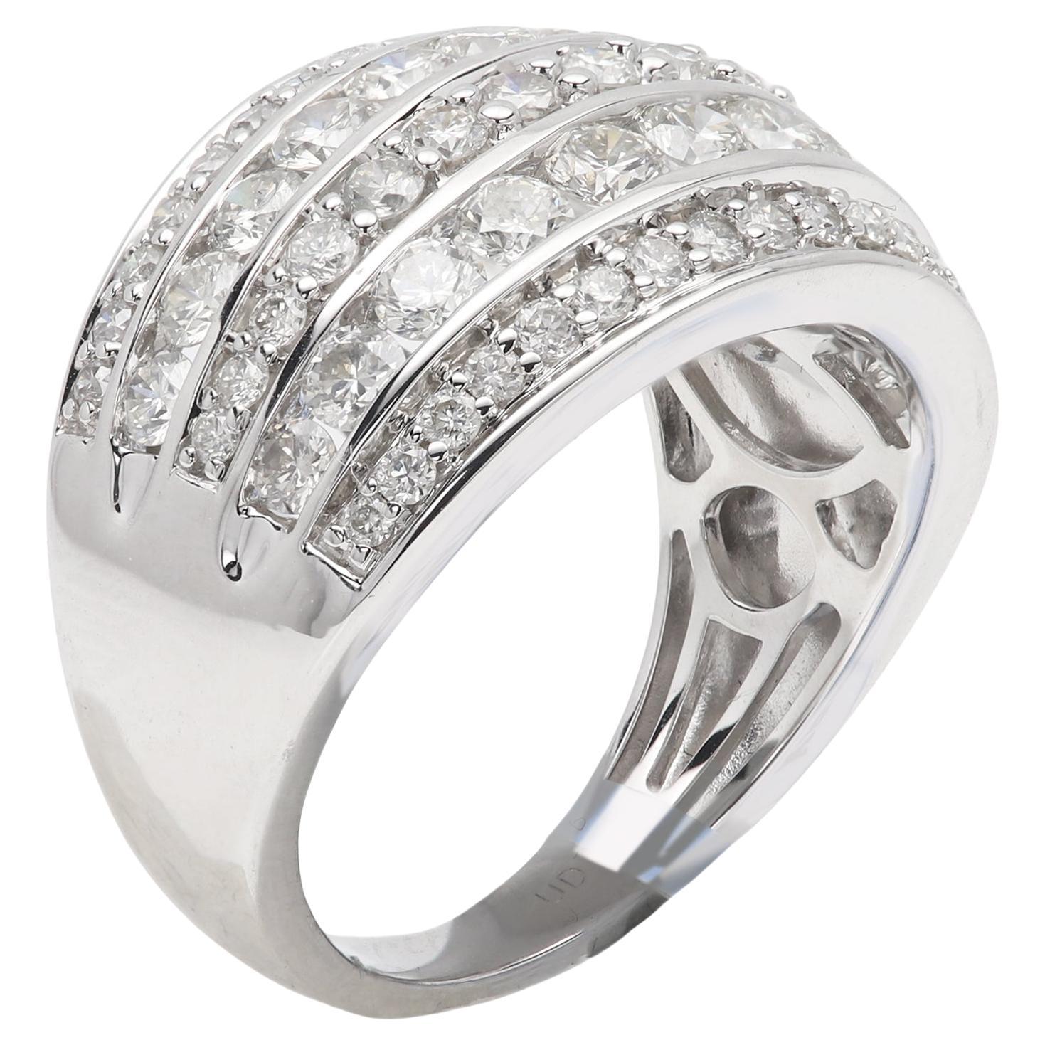 14 Karat diamond band ring anniversary Gift
