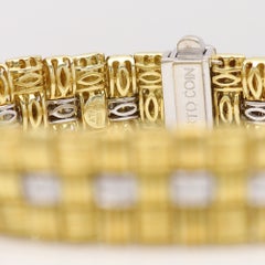 Pulsera «Basketweat Appassionata» de Roberto Coin, en oro italiano de 18 quilates