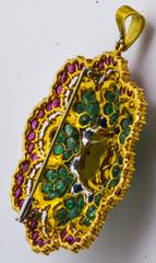 Buccellati Multi-Color Gemset Pendant Brooch
