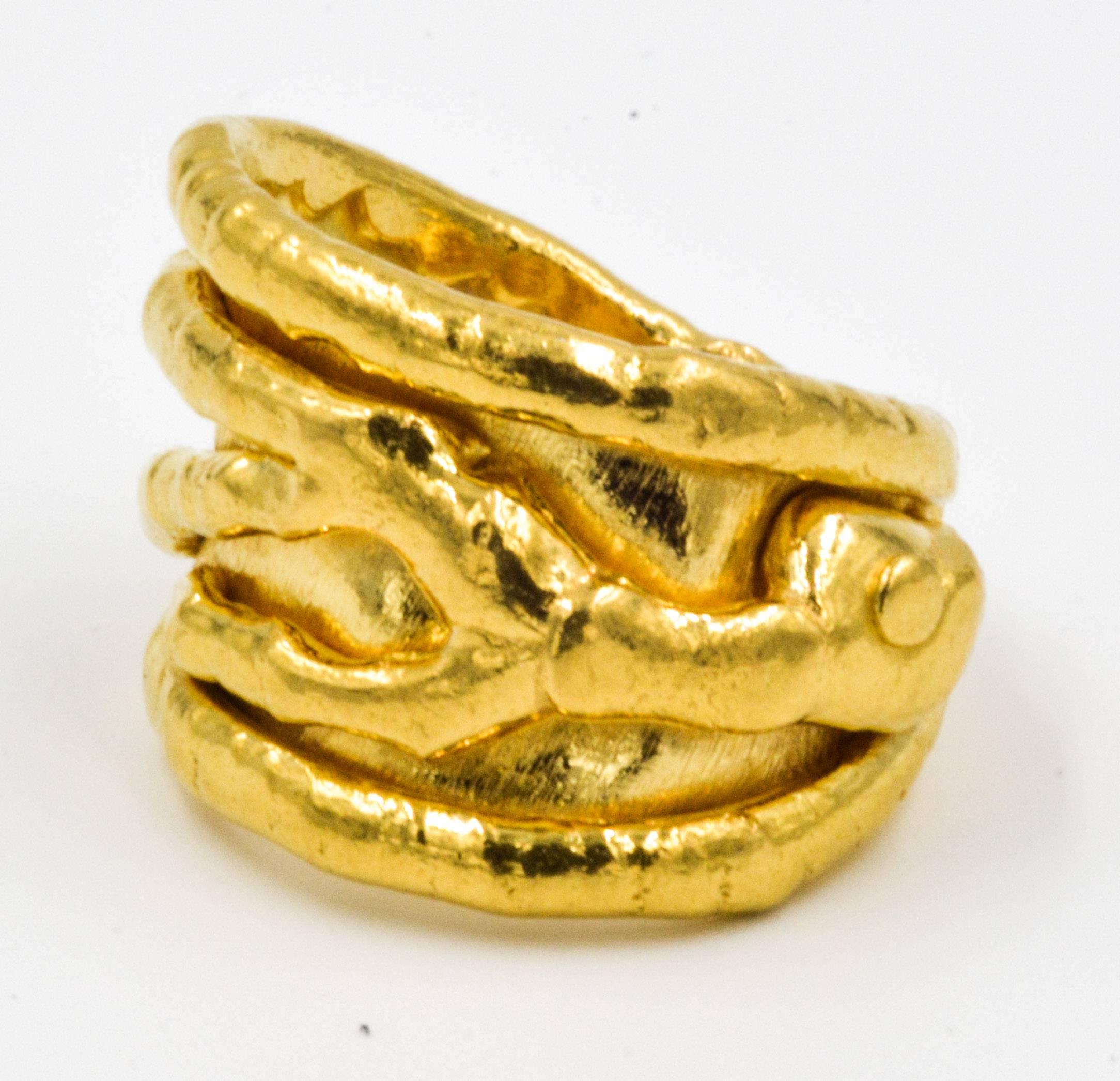 Modern Jean Mahie Charming Monster Ring