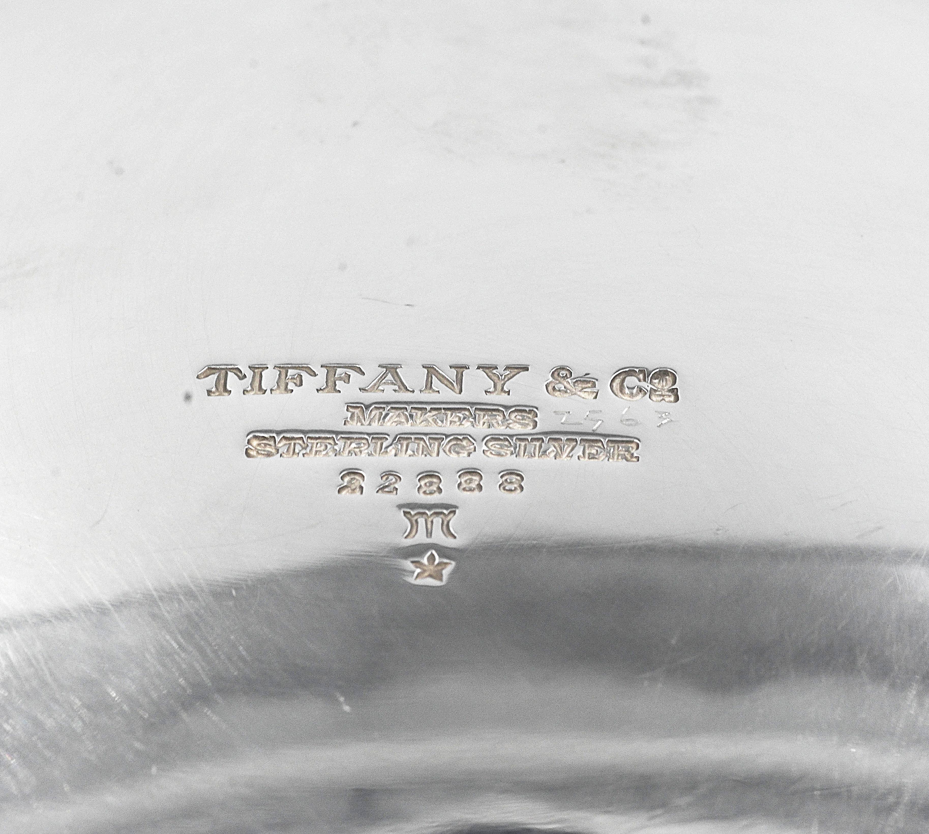 Women's or Men's Tiffany & Co. Art Deco Sterling Silver Salad Bowl